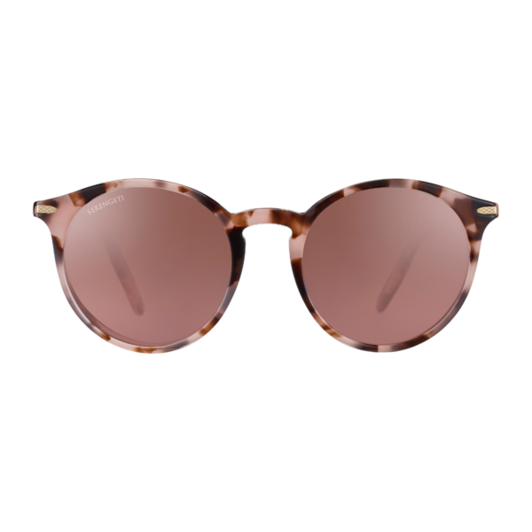 Leonora - Shiny Pink Tortoise Polarized Drivers®️ Gradient - Image 3