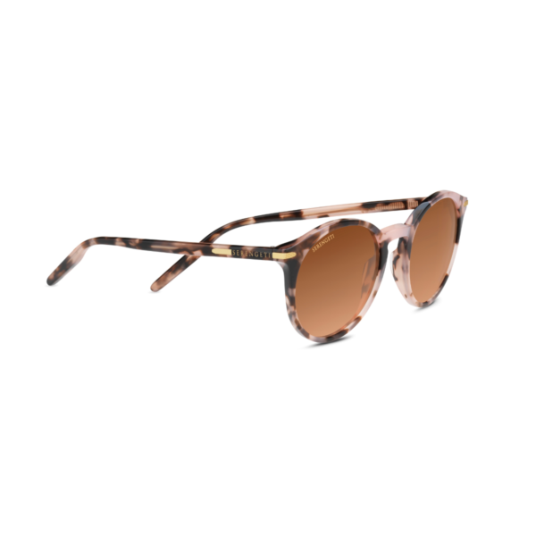 Leonora - Shiny Pink Tortoise Polarized Drivers®️ Gradient - Image 5