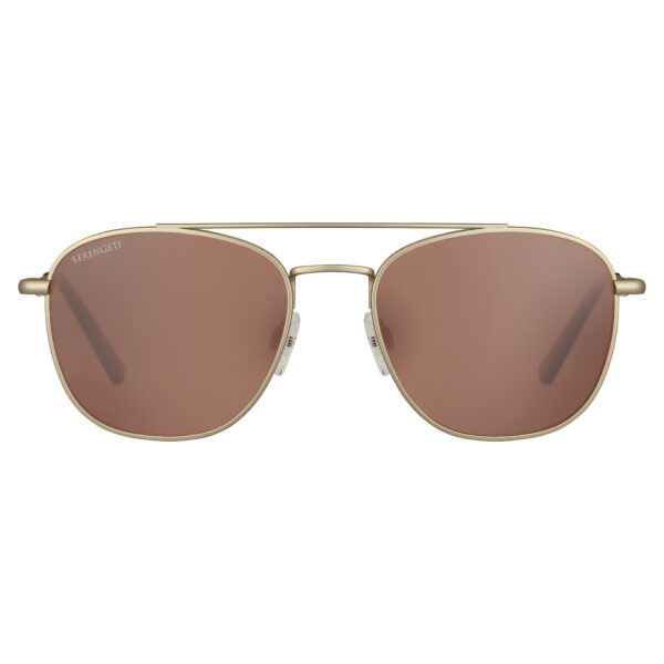 Carrol - Matte Light Gold Polarized Drivers®️ - Image 5