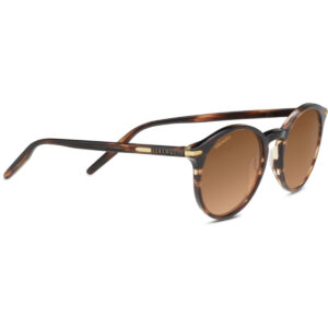 Leonora - Shiny Stripe Brown Mineral Polarized Driver Gradient